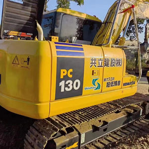 12 13TON usado mini Komatsu Excavadora Pc130 de alta calidad buen estado excavadora Pc120 Pc130 de alta calidad de 1/2 - Product Image 1