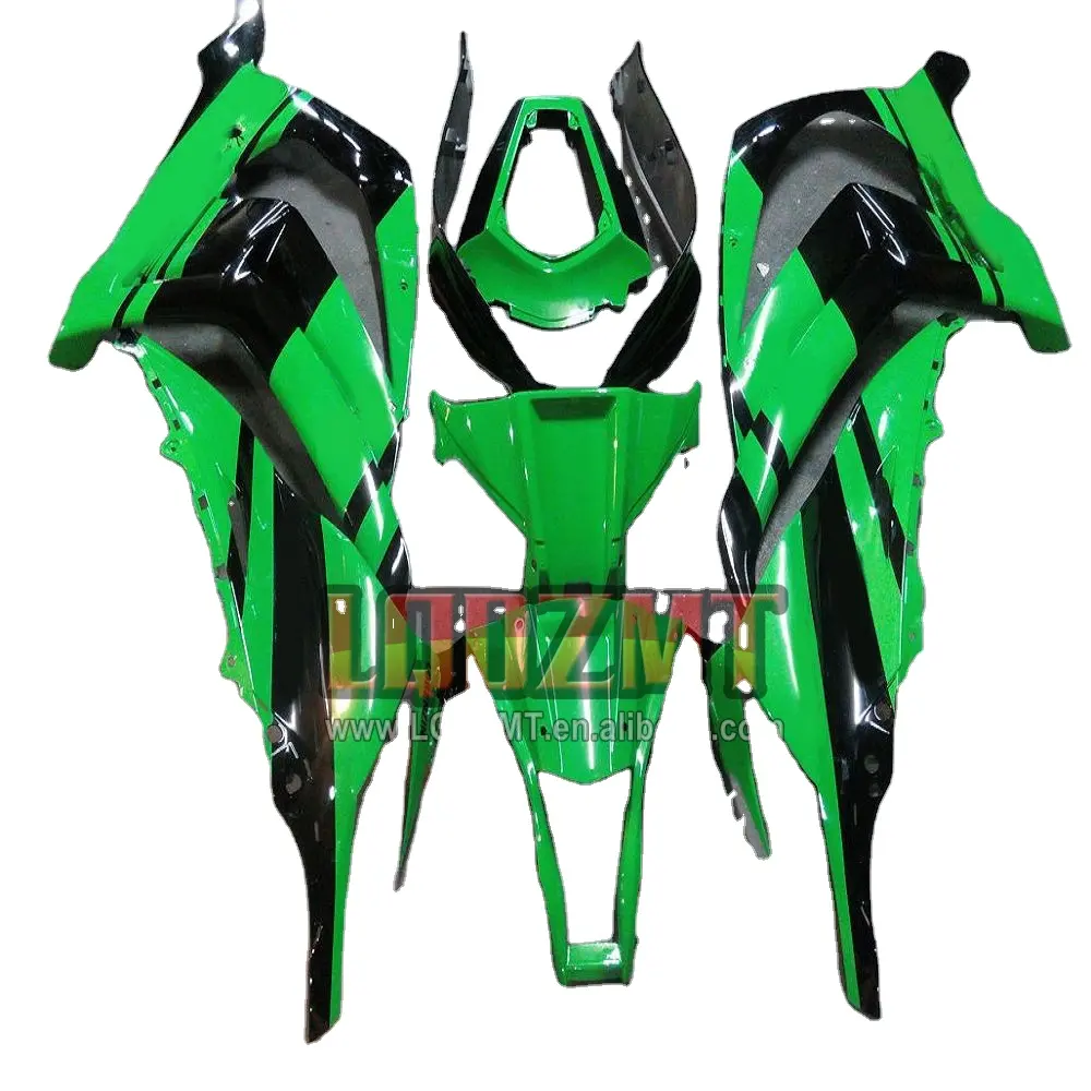 Enjeksiyon vücut için KAWASAKI NINJA ZX-10R ZX1000 CC ZX10R parlak yeşil 21 22 23 55No.31 ZX 10R 10 R 1000CC 2021 2022 2023 Fairing