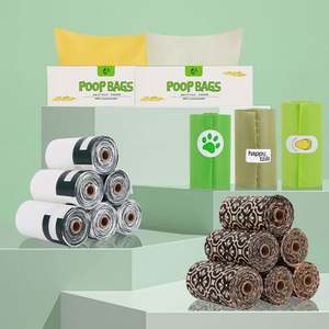 Eco-Friendly <b>Biodegradable</b> Trash <b>Bag</b> Thick Material Leak-Proof Design Strong Odor Control for All Waste Pet Waste Disposal - Product Image 1