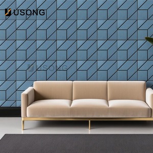 <span class=keywords><strong>Tapisserie</strong></span> <span class=keywords><strong>murale</strong></span> <span class=keywords><strong>acoustique</strong></span> en fibre de polyester sculptée en 3D moderne - Product Image 2