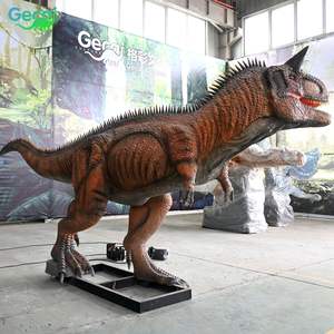 Modèle de dinosaure Carnotaurus en résine grandeur nature Gecai avec contrôle automatique et son réaliste pour les parcs à thème sur les dinosaures - Product Image 4