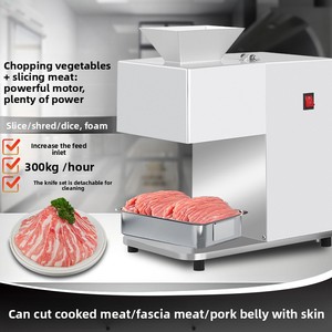 Nuovo Tritatutto Elettrico Commerciale per <span class=keywords><strong>Carne</strong></span> e Verdure, da Tavolo, ad Alta Potenza, Multifunzione per Sminuzzare e Tagliare a Cubetti - Product Image 4