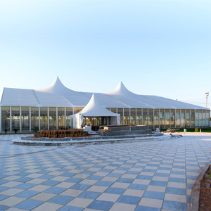 <strong>20x40m</strong> 1000 Guests Ghana <strong>Marquee</strong> <strong>Tent</strong> Glass Panel Outdoor Event <strong>Tents</strong> - Product Image 1