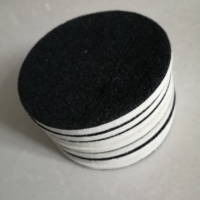 Tampon de polissage en feutre de laine rond pour surfaces planes avec personnalisation OEM, tampons de polissage pour carrosseries de voitures, verre, meulage, polissage de véhicules