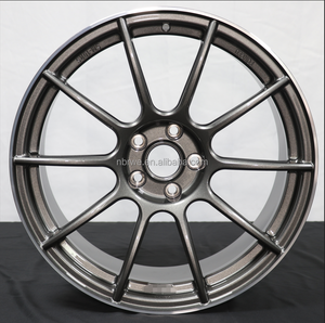 Rines Forjados Modificados para Automóviles 5X112 114.3 120, Color <span class=keywords><strong>Gris</strong></span> Personalizable para BMW, <span class=keywords><strong>Audi</strong></span>, Volkswagen, Ford, Honda - Product Image 2