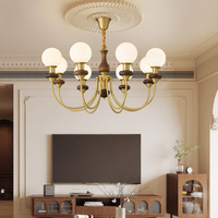 Lustre suspendu moderne en laiton pour chambre principale, salon, restaurant, hôtel, centre commercial