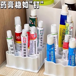Caja de almacenamiento de ungüentos, organizador de escritorio multifuncional rectangular para cremas y medicamentos, estante para medicamentos tubulares pequeños de 5 capas - Product Image 5