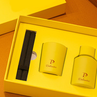 Stark duftendes Sojawachs-Kerzen-Geschenkbox-Set Einzigartiges Design für Reed-Diffusor Neues Aroma-Duftöl für die Inneneinrichtung Bienenwachs