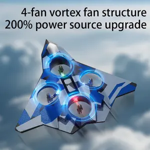 <span class=keywords><strong>Avion</strong></span> de combat télécommandé 88RC YX110 pour débutants en mousse <span class=keywords><strong>EPP</strong></span>, 4 canaux, 2.4G, avec fonction 'Follow Me', prêt à voler en intérieur et en extérieur - Product Image 6