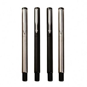 Luxury Metal Ballpoint <b>Pen</b> with logo Personalized <b>Silver</b> Metal <b>Pens</b> Business Signature Metal <b>Pen</b> Black Custom Corporate Gifts - Product Image 1