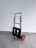 Carrito de Equipaje Elegante Negro y Rojo, la Opción Más Popular entre los Usuarios