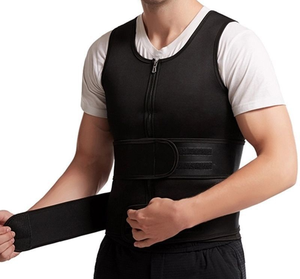 Vente chaude hommes Fitness façonnage gilet sport sueur sauna costume et ceinture abdominale pour l'entraînement à la taille - Product Image 4