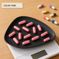 Coques de capsules végétales HPMC sans dioxyde de titane, tailles 00, 0, 1, colorées, sans EO, en matériau d'algues, certifiées CoA, capsules vides