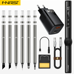 หัวแร้งบัดกรี FNIRSI HS-01 PD 65W ปรับอุณหภูมิได้ สำหรับซ่อมโทรศัพท์มือถือ - Product Image 1