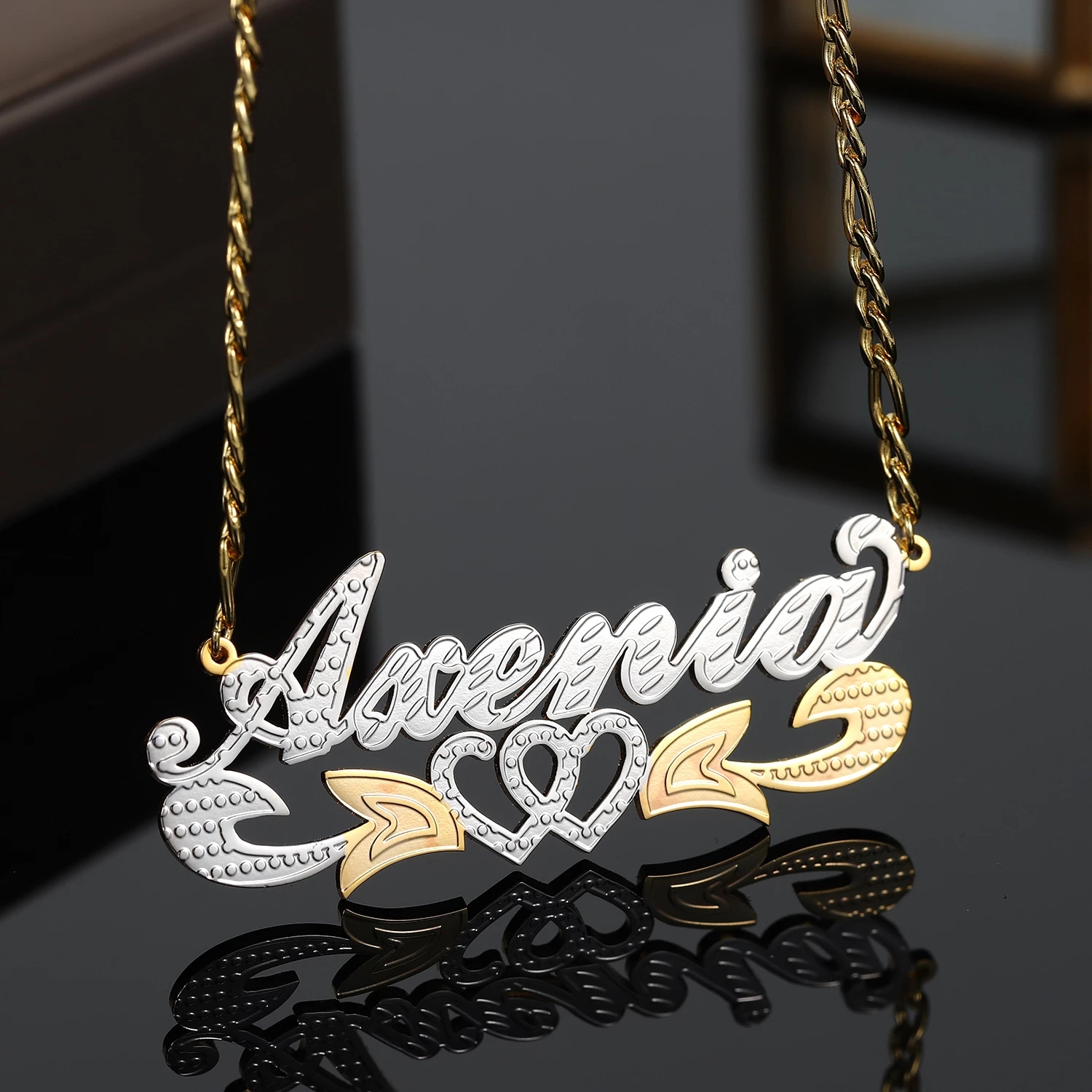 Gold  necklace-4