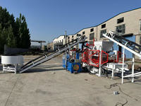 Machine à fabriquer des briques QT4-15S, machine à briques de pavage emboîtables, machine à briques intelligente à commande PLC, machine à briques creuses