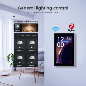 CNSKOU 2026 Nuovo Pannello di Controllo a Muro Smart Home Tuya con Schermo Centrale da 4.5'' e 4 Pulsanti Zigbee per il Controllo di Tutta la Casa - Product Image 2