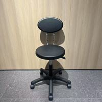 Tabouret de roue en cuir PU pragmatique, chaises de travail ergonomiques pour hôpital, magasin, dessin, dessin, caissier, assistant, laboratoire, école, chambre