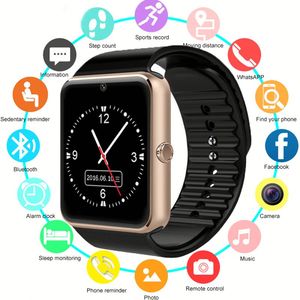Nuevo Reloj Inteligente con Tarjeta SIM GT08 con Cámara, Reloj Inteligente con Teléfono, Compatible con Tarjeta TF, Facebook para Teléfono - Product Image 6