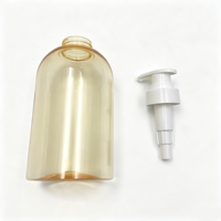 Flacon pompe en PET mat personnalisé de luxe pour savon, mousse, lotion, 500 ml, emballage cosmétique pour gel douche et nettoyant visage