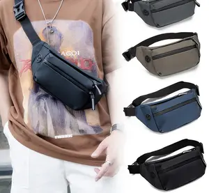 Outdoor Crossbody Bag Boyfriend Chest Mobile Phone Bag Multi-function Large Capacity Shoulder Messenger Bags For Men Boys Gifts