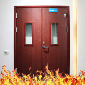 مبيعات الشركة المصنعة مباشرة باب مصنف من الخشب الصلب المقاوم للحريق ، لمهاجع المدارس الداخلية المعاصرة - Product Image 3