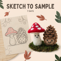 Jouets en peluche personnalisés en forme de champignons OEM ODM, champignons de forêt et châlottes en peluche, vente en gros, cadeau pour enfants