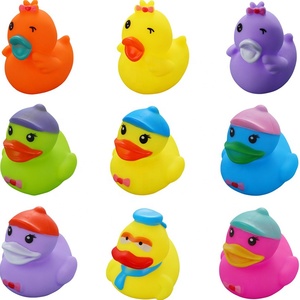 225012 squeaze Vinyl hạnh phúc vịt số lượng lớn 2 inch 50 mét viên nang Đồ chơi bán buôn cho gachapon Bandai Hải Ly Máy bán hàng tự động - Product Image 2