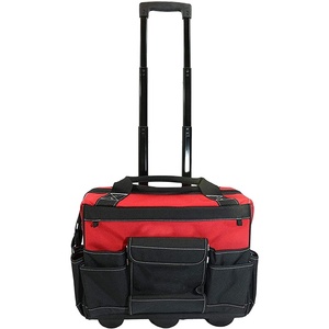 Muestra Gratuita, Organizador de Herramientas Resistente de Fábrica con Certificación BSCI OEM, Bolsa con Ruedas y 24 Bolsillos, Caja de Almacenamiento de Herramientas, Bolsas para Herramientas con Ruedas - Product Image 1