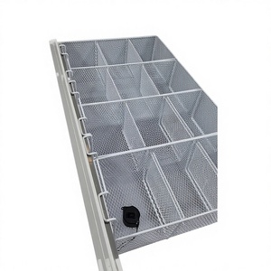 Panier suspendu pour rangement interne, étagère à niveaux pour congélateur commercial, grille de réfrigération, panier de tri pour glaces et boulettes de viande - Product Image 1