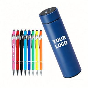 Bolígrafo Económico con Logotipo Personalizado Impreso al por Mayor, Regalo Promocional Empresarial, Bolígrafo de Metal de Aluminio - Product Image 1