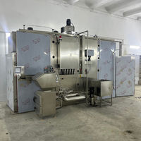 Four de fumage industriel pour aliments, machine de cuisson et de séchage en acier inoxydable SUS304, capacité de 30 à 1000 kg pour usine de transformation de viande