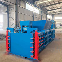 Presse à balles hydraulique horizontale de 100 tonnes, machine de compactage pour carton, plastique, textile, paille, tissu usagé, bouteilles en PET