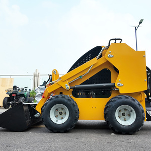 Miễn phí vận chuyển Trung Quốc nhà máy bán đứng đằng sau skidsteer với Kubota động cơ diesel Skid chỉ đạo Bộ nạp nhỏ với tuyết Blower xô - Product Image 2