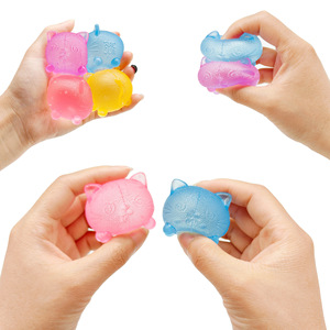 Balle anti-stress en maltose, chaton moelleux, <span class=keywords><strong>jouet</strong></span> anti-stress en maltose, gadget anti-stress - Product Image 3
