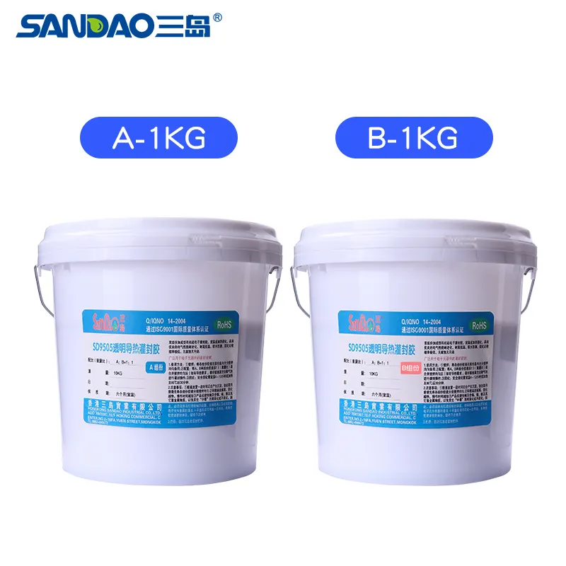 Hai Thành phần ab keo sd9505 dẫn nhiệt niêm phong keo điện nhựa Epoxy