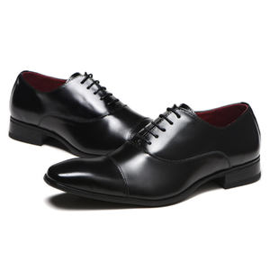 Nuovo Design 2024 moda tinta unita casual da uomo scarpe da uomo all'ingrosso ufficio formale di lusso in cuoio scarpe da uomo vestito da uomo - Product Image 3