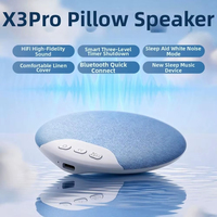 Haut-parleur Bluetooth personnalisé X3 Pro à placer sous l'oreiller avec minuterie à 3 niveaux, dispositif d'aide au sommeil, son surround Hi-Fi, machine à bruit blanc