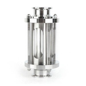 サニタリーSS304SS316Lサイトグラス、保護ネット付き食品グレードステンレス鋼ストレートバット溶接管状サイトグラス - Product Image 5