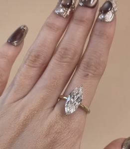 เครื่องประดับสั่งทำพิเศษ แหวนทองแท้ 9k 10k 14k 18k ทองคำขาว ทองคำชมพู ทองคำเหลือง ประดับเพชร/พลอยจากแล็บ ผลิตจากโรงงาน - Product Image 3