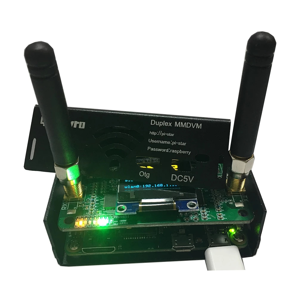 Modulo Hotspot Simplex MMDVM + Antenna + Display OLED TFT da 2.2 pollici supporto P25 DMR YSF per Raspberry Pi Walkie Talk  44
