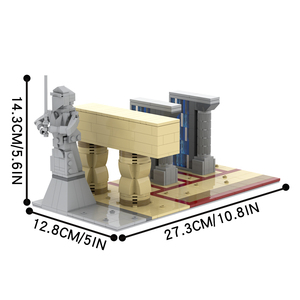 MOC2092 Space Wars <span class=keywords><strong>Film</strong></span> Temple Purge Modèle Assembler DIY Briques Éducatifs Bloc de Construction Jouets pour Enfants 547Pcs - Product Image 4