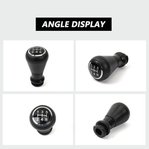 Palanca de Cambios de 5 Velocidades en Cuero Ergonómica para Peugeot 206 207 307 Citroën - Product Image 4