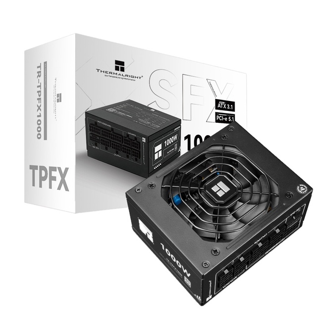 Thermalright 1000W TPFX1000 ATX3.1 Platinum Full Module SFX Power Supply 24pin Interface for Desktop Application in Stock