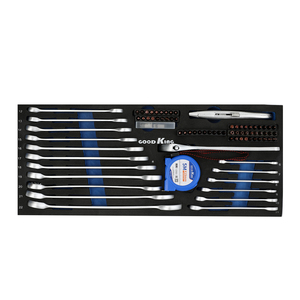 GOODKING 408 Pcs Durable <span class=keywords><strong>Tools</strong></span> Set Box Multifunktion aler Tool Box Set Hardware Steckschlüssel 3-lagiger Reparatur satz Box 14081 - Product Image 4