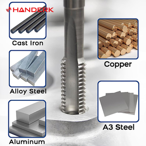 Handerk thép tốc độ cao xoắn ốc rãnh vòi rắn Carbide thẳng sáo Vòi thép không gỉ vít tap - Product Image 5