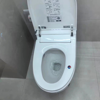 Bidet électrique de salle de bain avec sortie universelle S-trap 60-400mm et sortie universelle P-trap 180mm pour cuvette de toilettes
