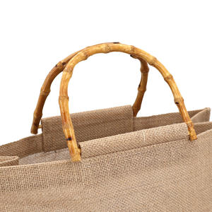 Сумка из натуральной джутовой мешковины - Product Image 6