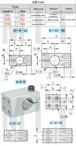 Крепежный кронштейн для винтового вала из алюминиевого сплава - Product Image 5