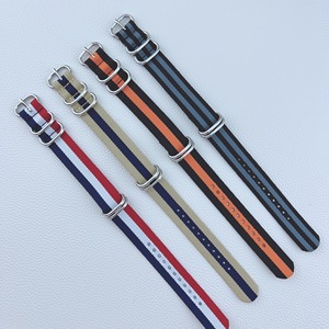 Listensmart stile nordico cinturino orologio in tela 18mm 20mm 22mm traspirante Nylon tessuto a vela cinturino Samsung Smart sport - Product Image 3